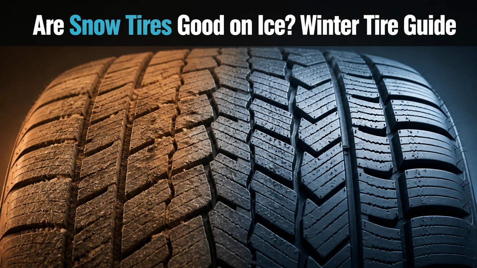 are snow tires good on ice