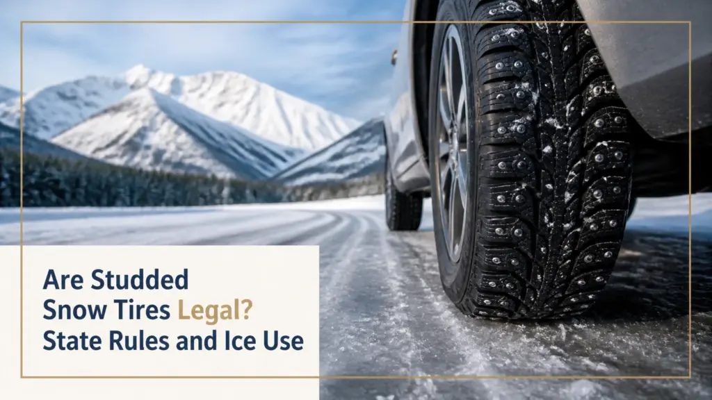 are studded snow tires legal