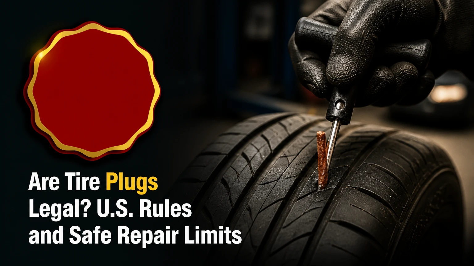 are tire plugs legal