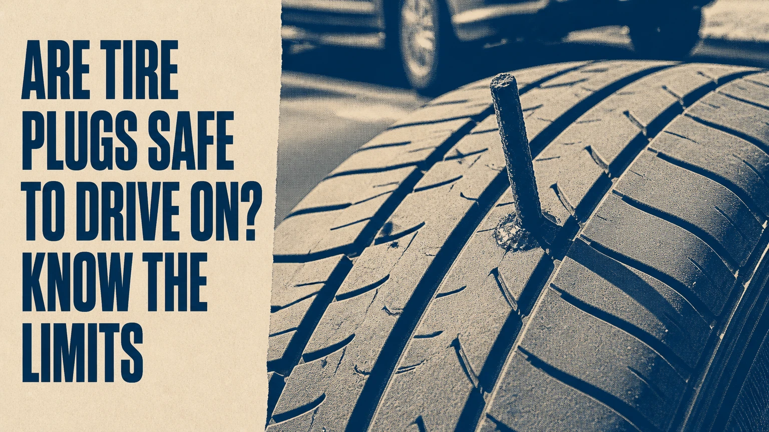 are tire plugs safe to drive on