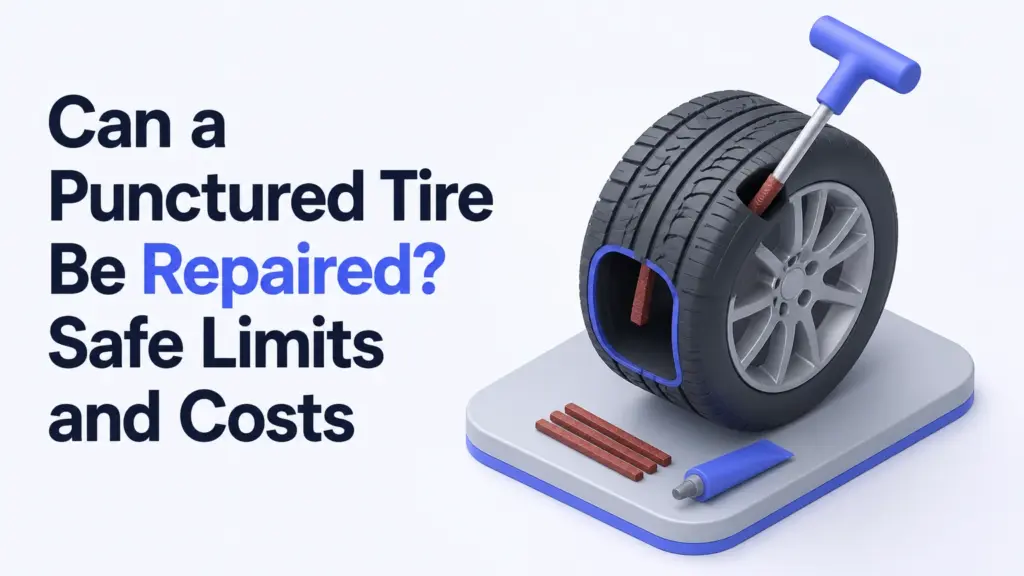 can a punctured tire be repaired