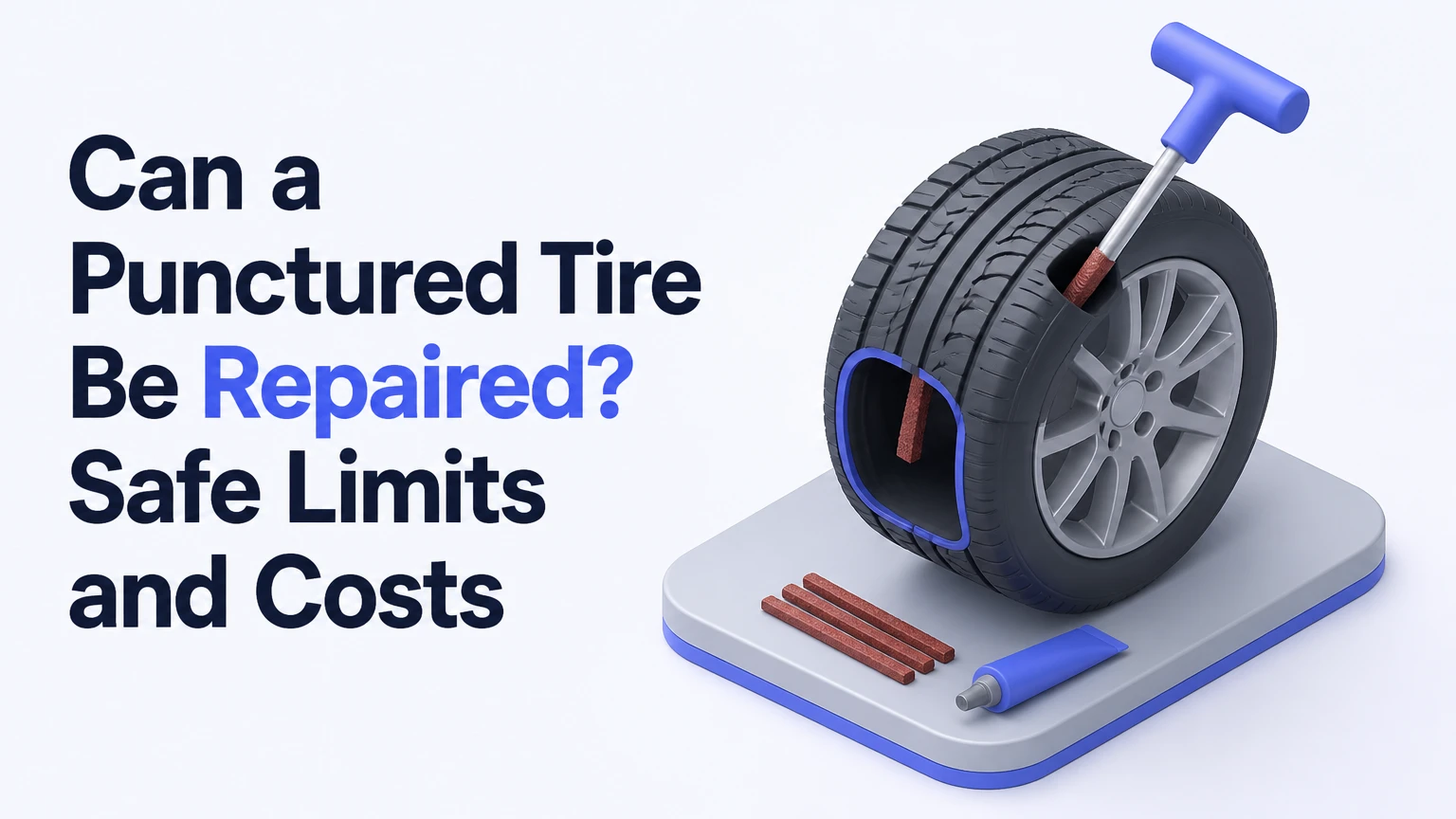 can a punctured tire be repaired