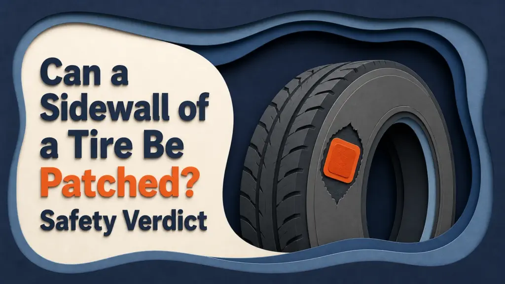 can a sidewall of a tire be patched