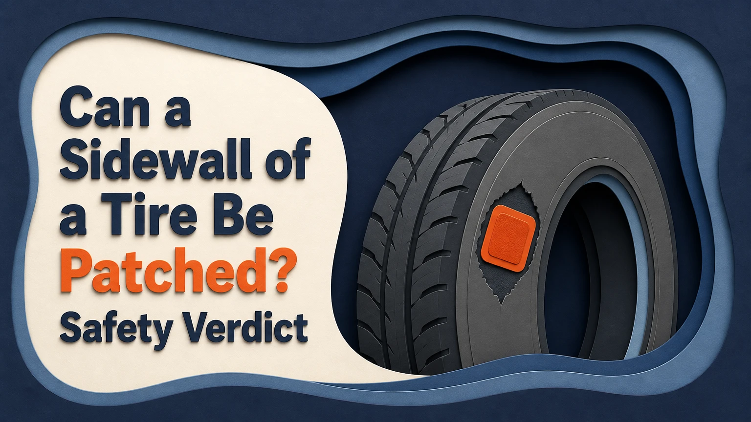 can a sidewall of a tire be patched