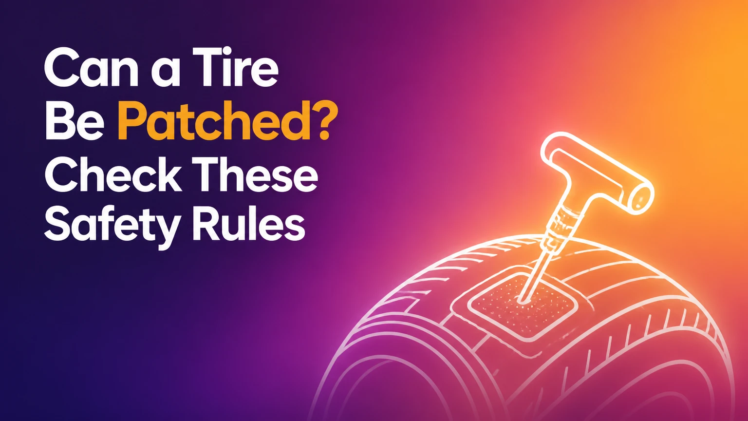 can a tire be patched
