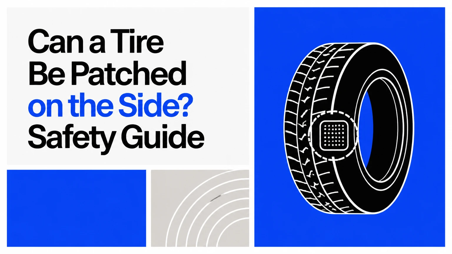 can a tire be patched on the side