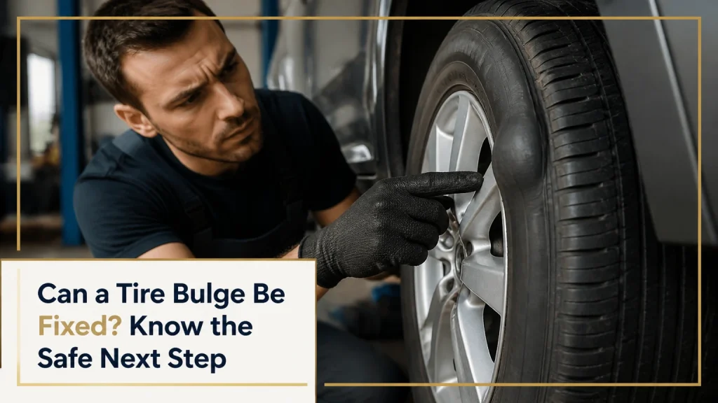 can a tire bulge be fixed