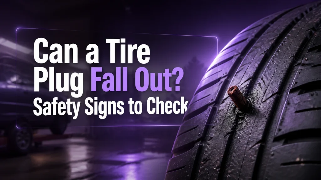 can a tire plug fall out
