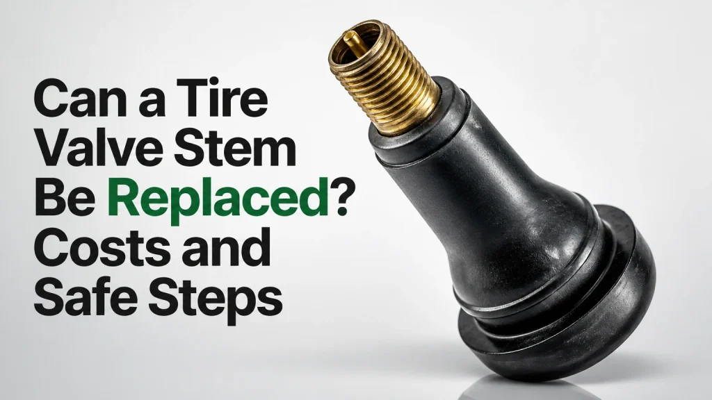 can a tire valve stem be replaced