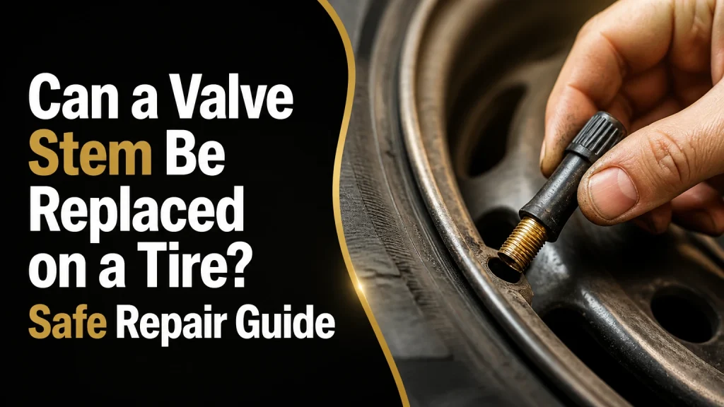 can a valve stem be replaced on a tire