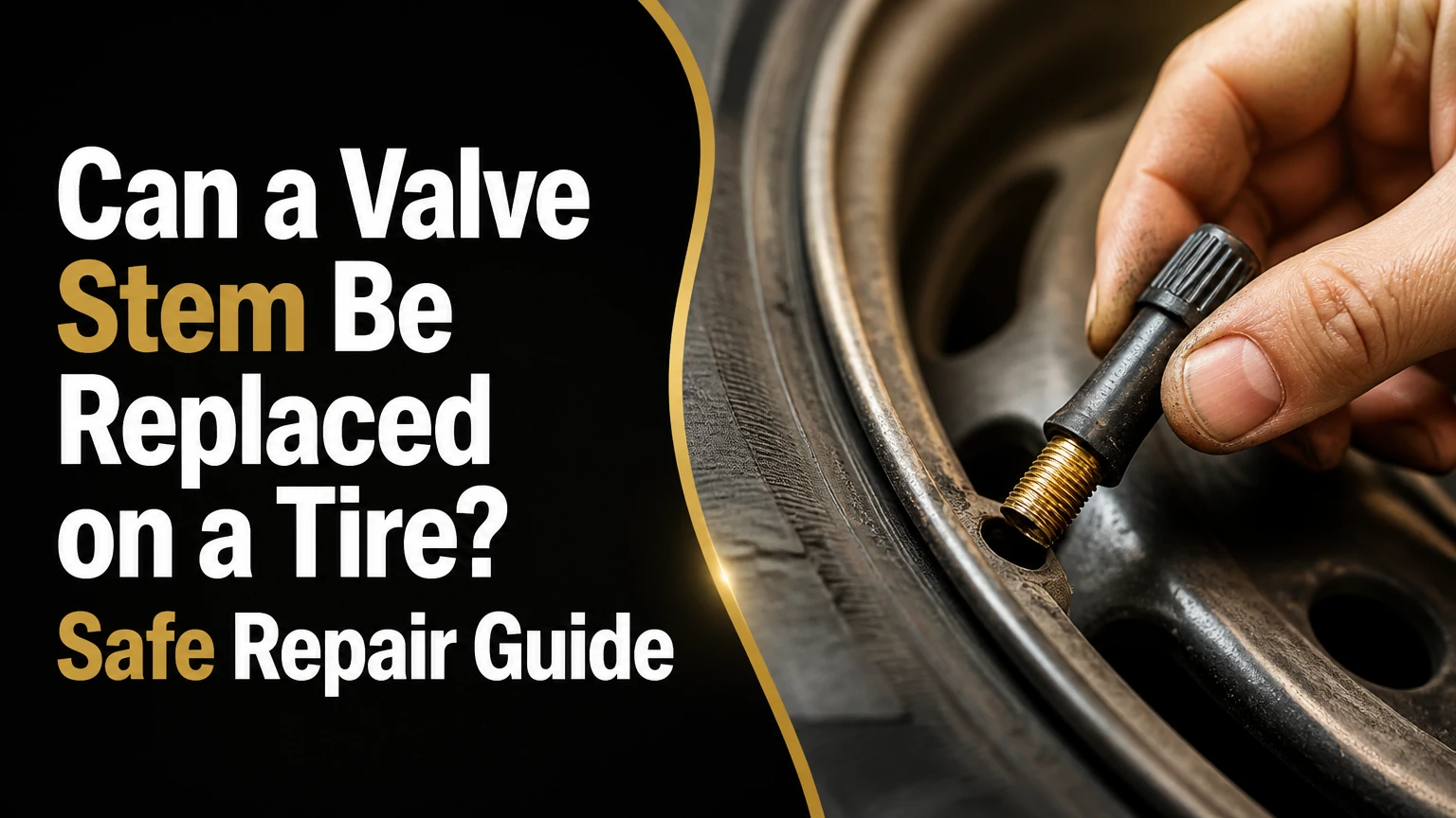 can a valve stem be replaced on a tire