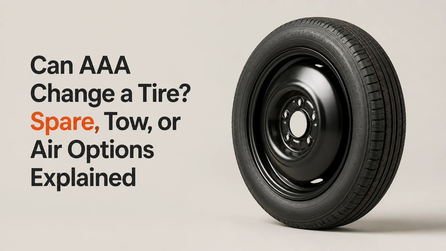 can aaa change a tire