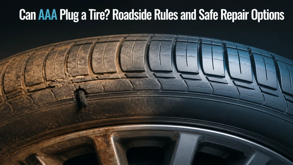can aaa plug a tire