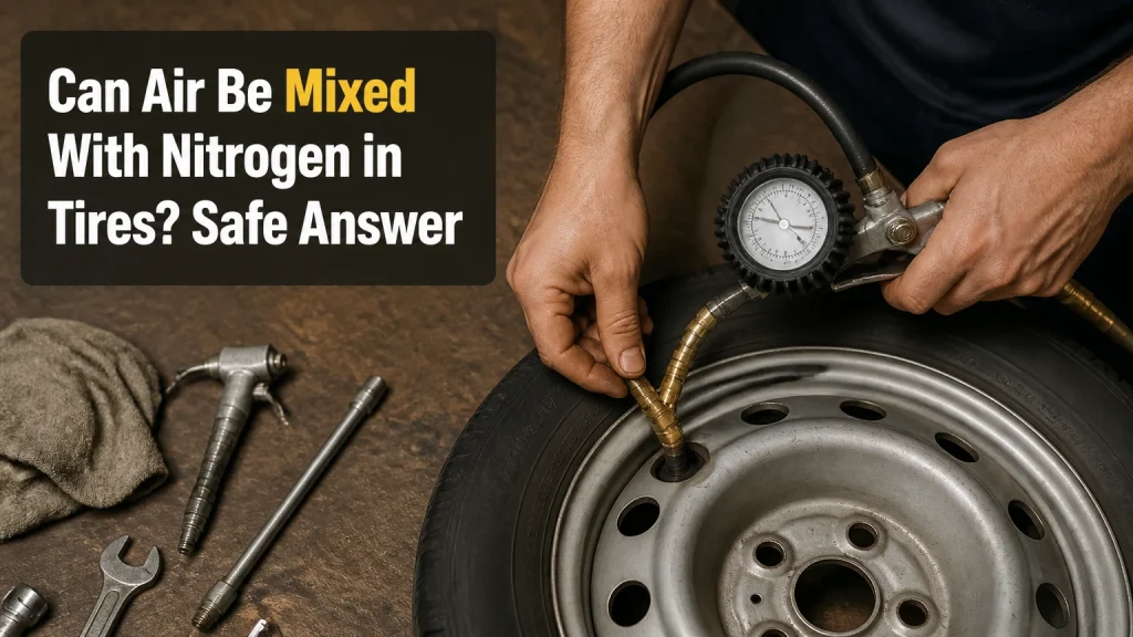 can air be mixed with nitrogen in tires