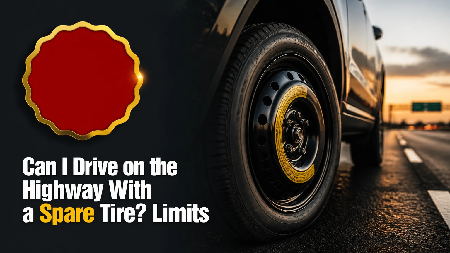 can i drive on the highway with a spare tire