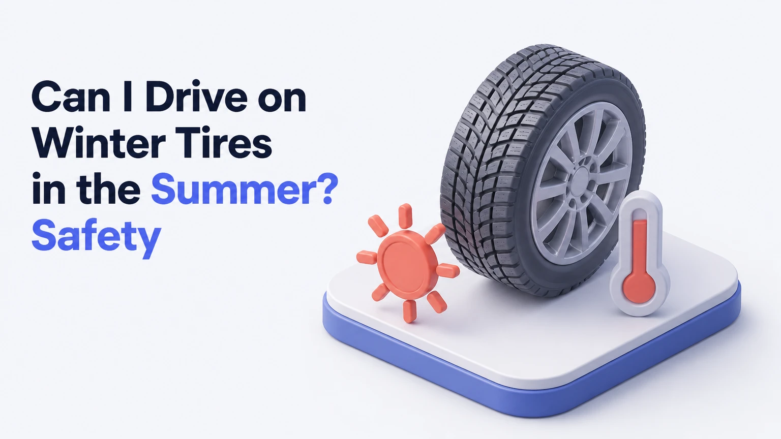 can i drive on winter tires in the summer