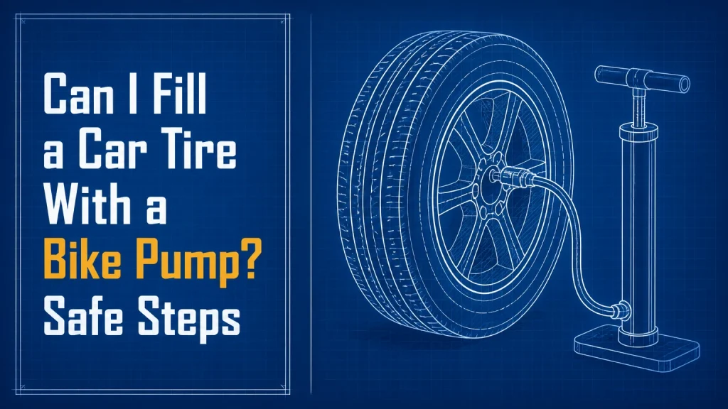 can i fill a car tire with a bike pump