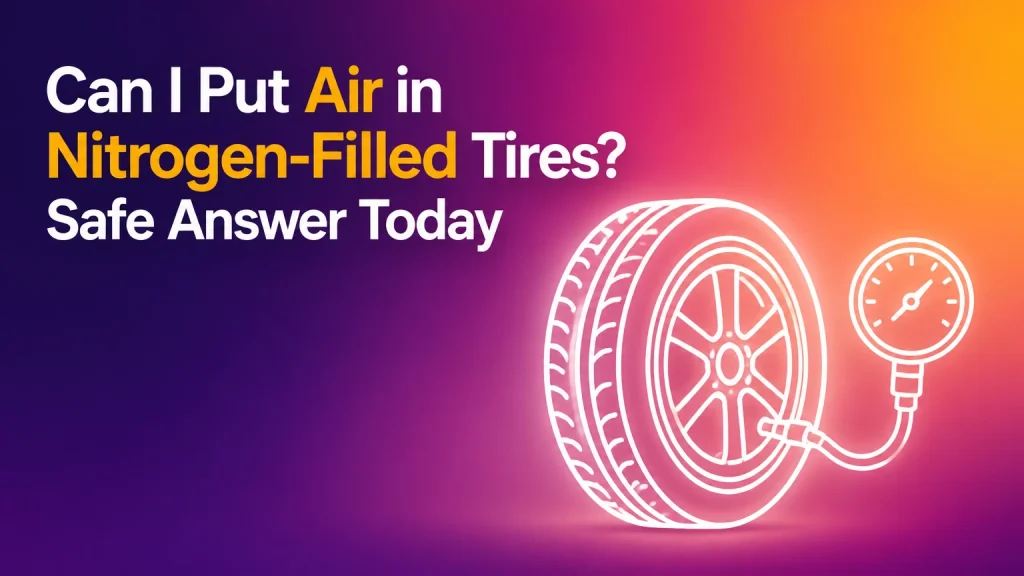 can i put air in nitrogen filled tires
