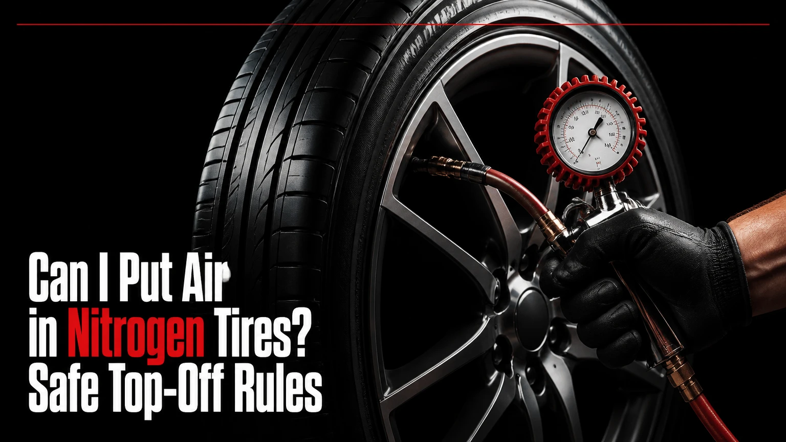 can i put air in nitrogen tires