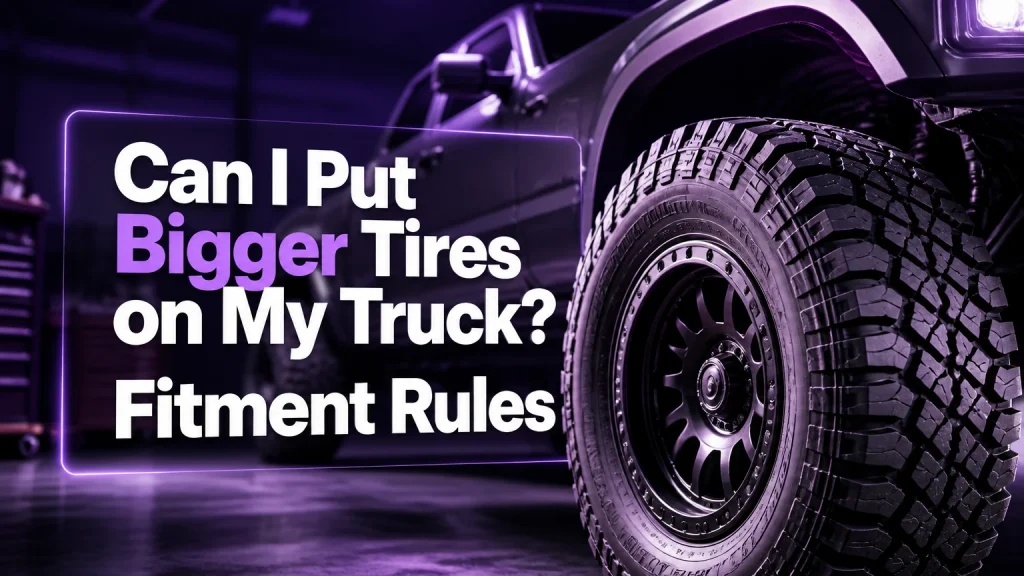 can i put bigger tires on my truck