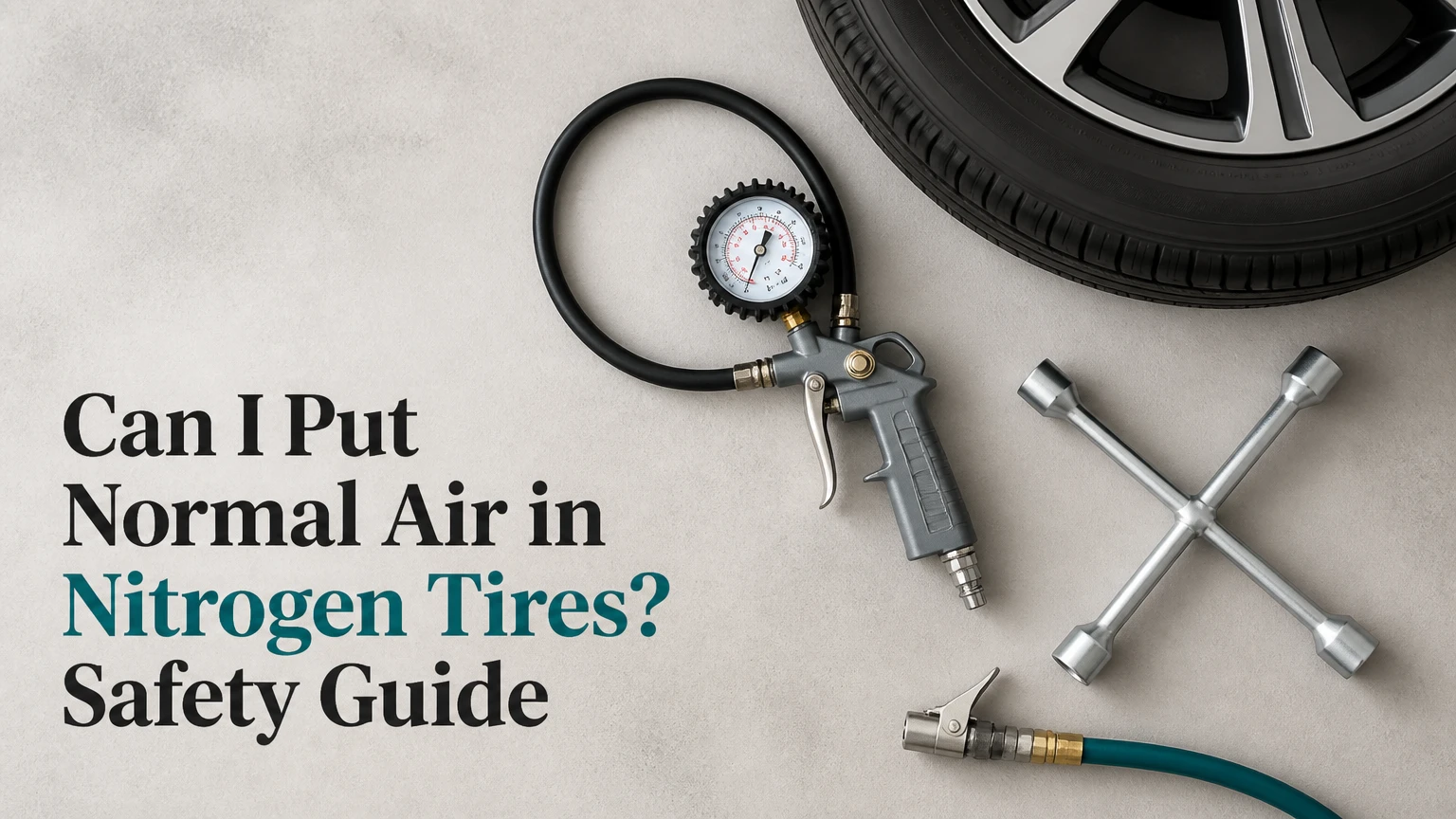 can i put normal air in nitrogen tires
