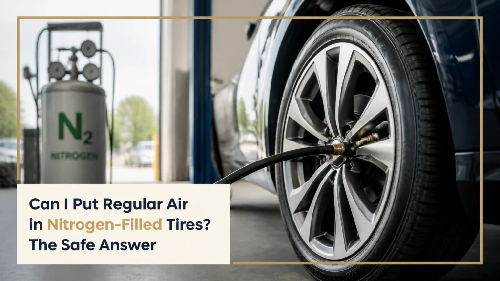 can i put regular air in nitrogen filled tires