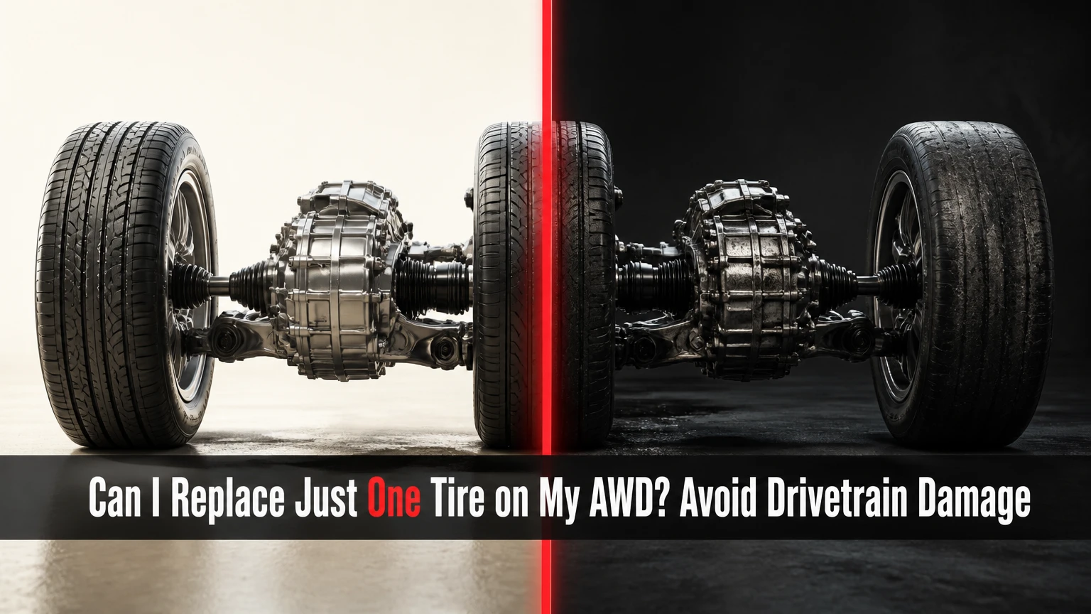 can i replace just one tire on my awd