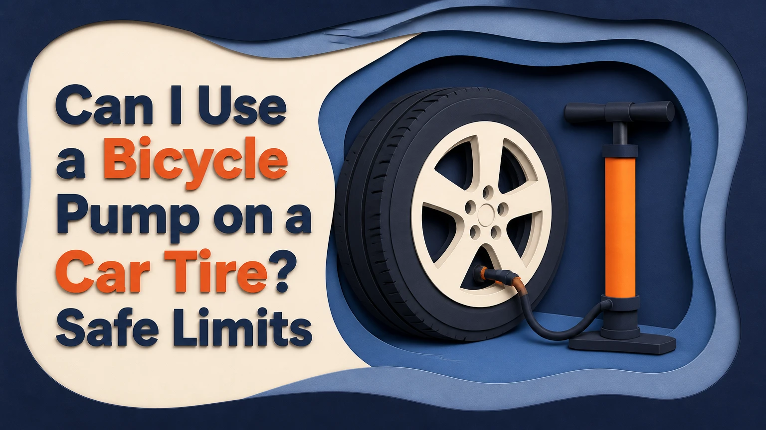 can i use a bicycle pump on a car tire