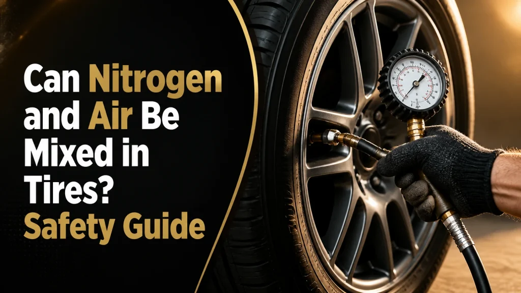 can nitrogen and air be mixed in tires