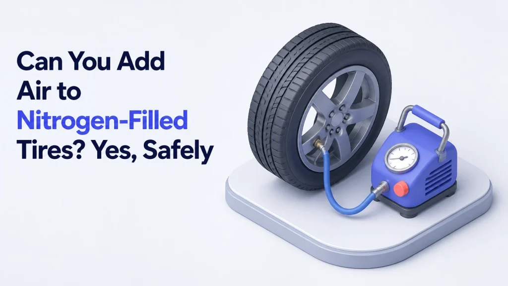 can you add air to nitrogen filled tires