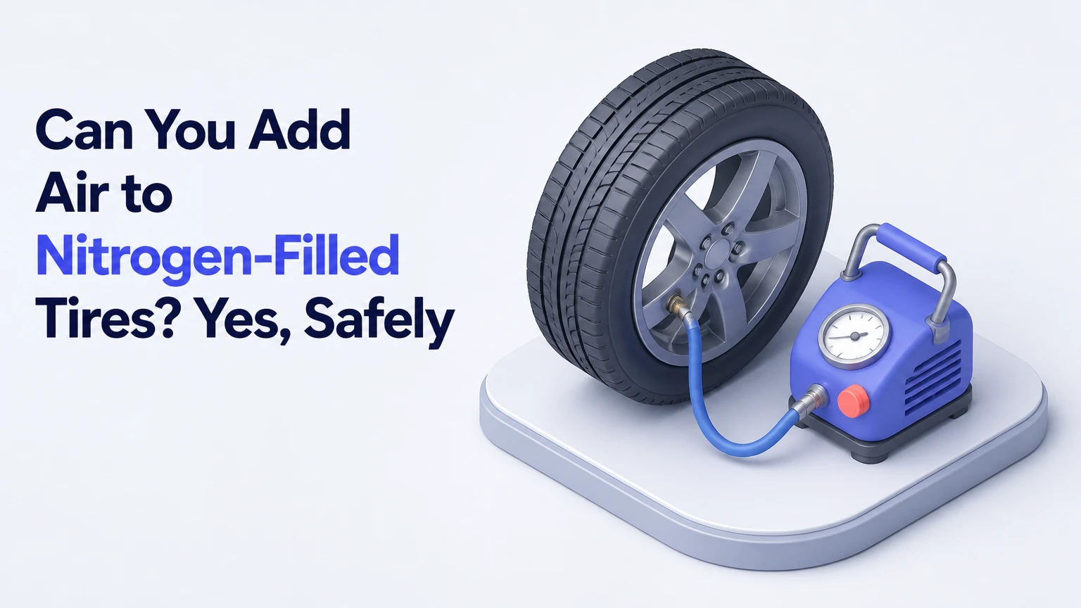 can you add air to nitrogen filled tires