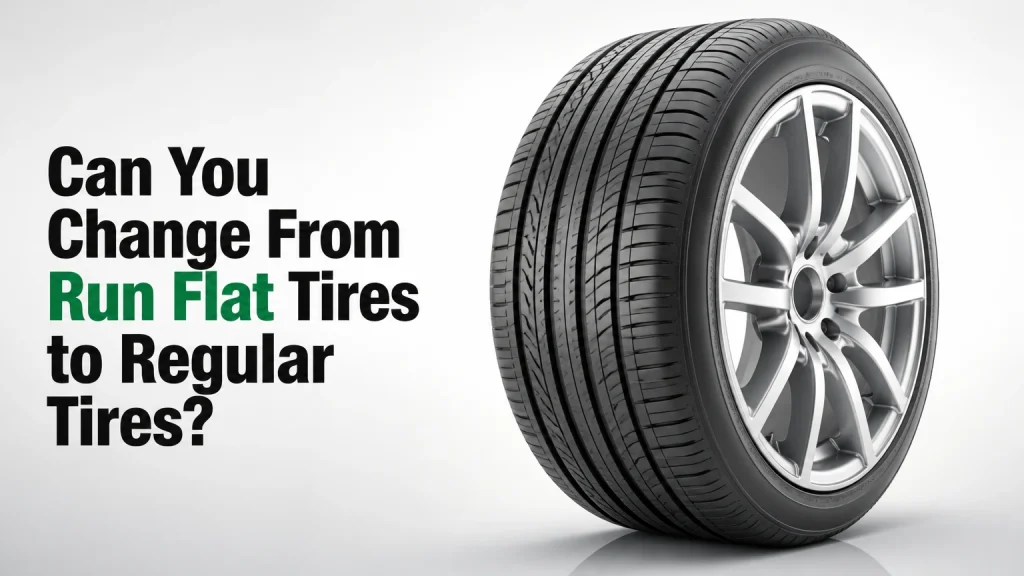 can you change from run flat tires to regular tires