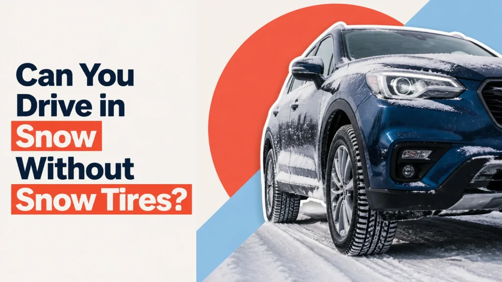 can you drive in snow without snow tires