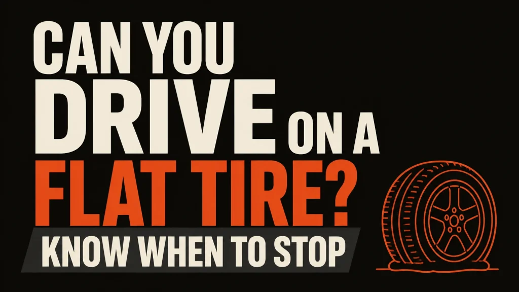 can you drive on a flat tire