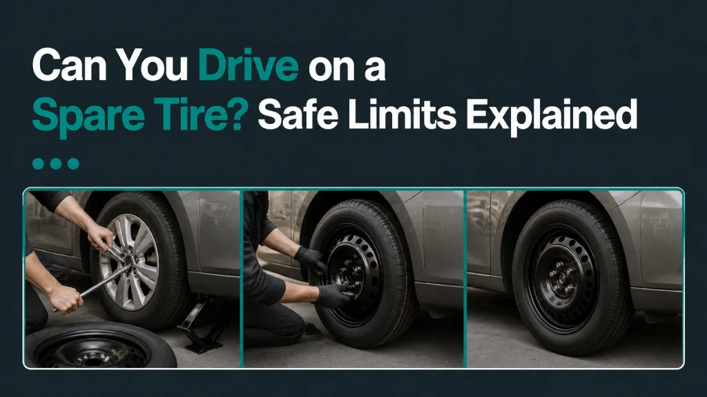 can you drive on a spare tire