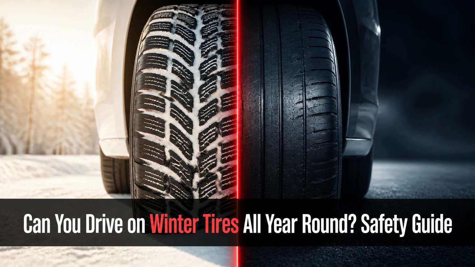 can you drive on winter tires all year round