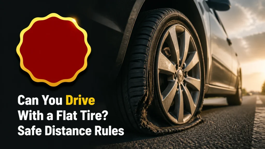 can you drive with a flat tire