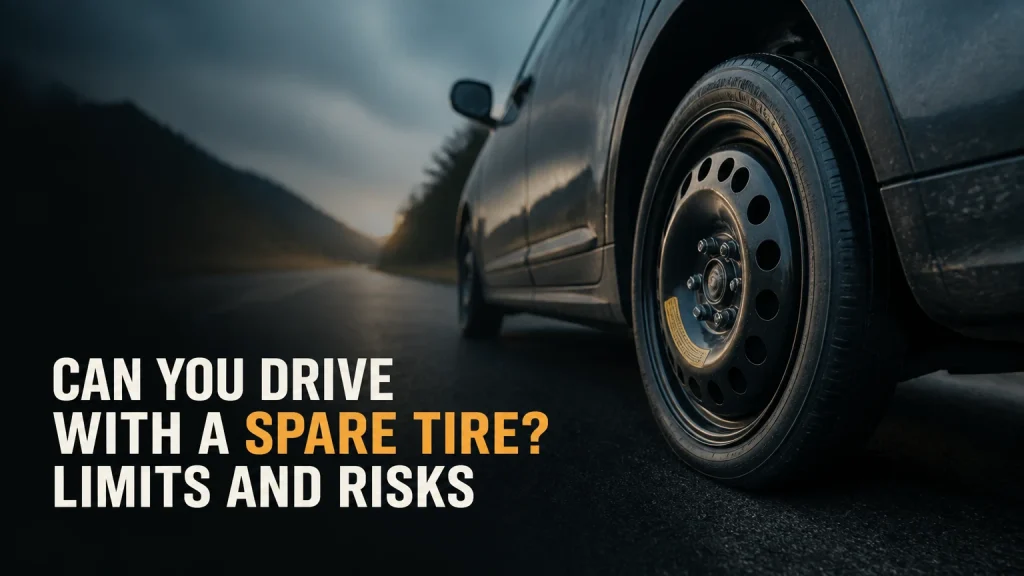 can you drive with a spare tire