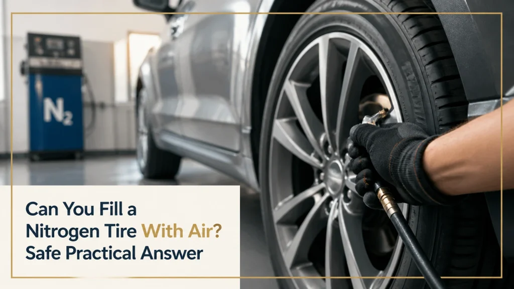 can you fill a nitrogen tire with air