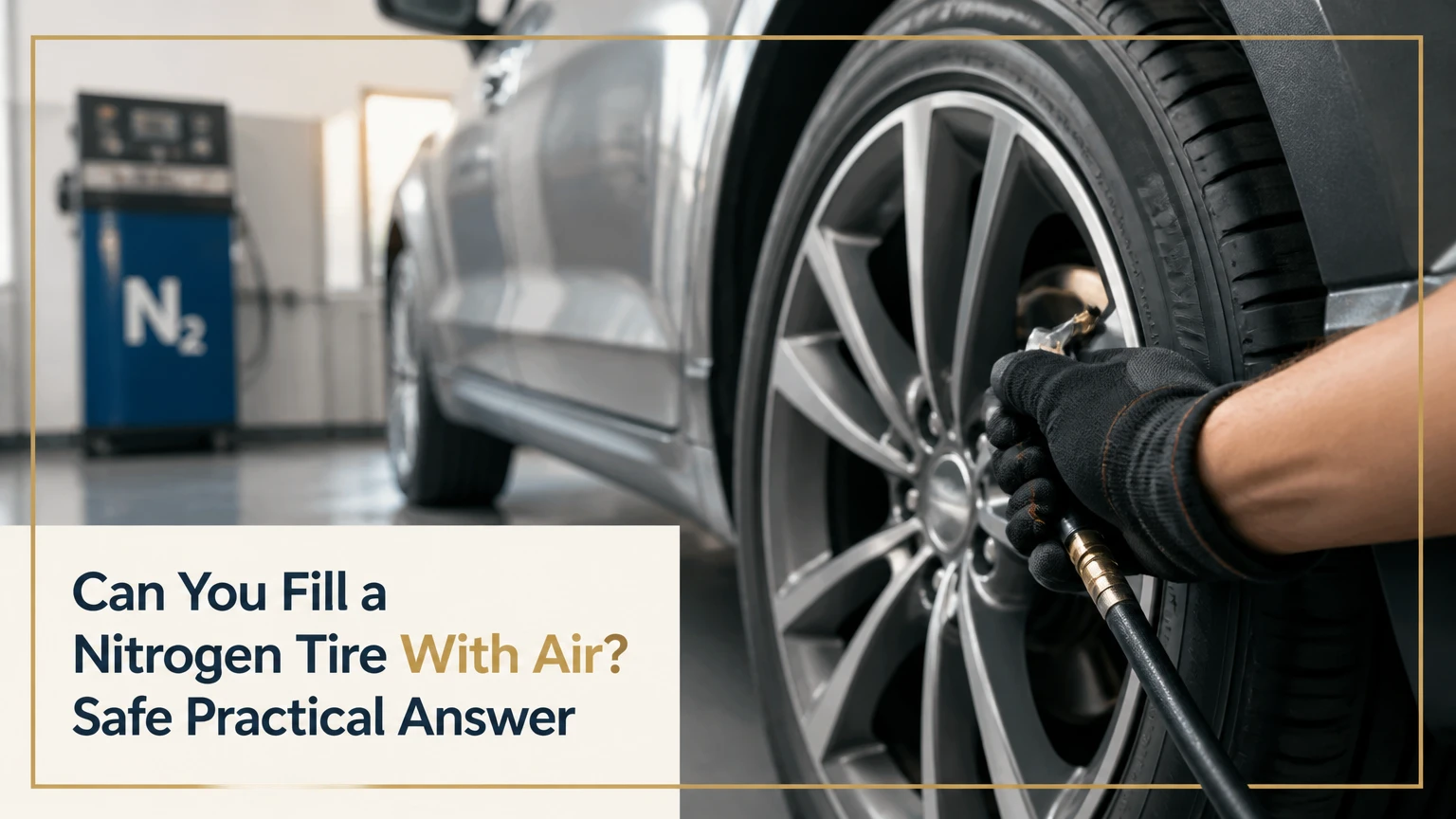 can you fill a nitrogen tire with air