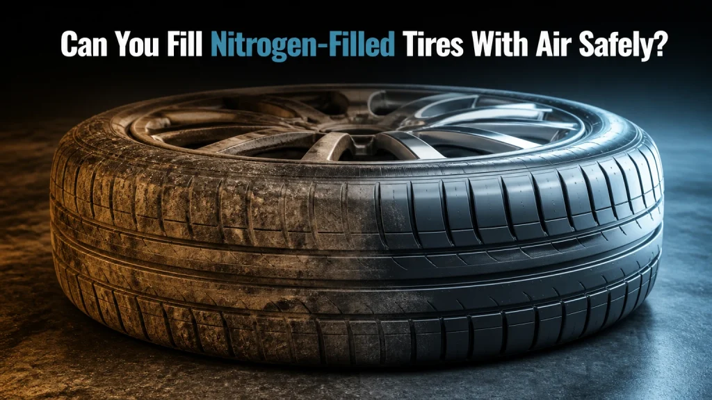 can you fill nitrogen filled tires with air