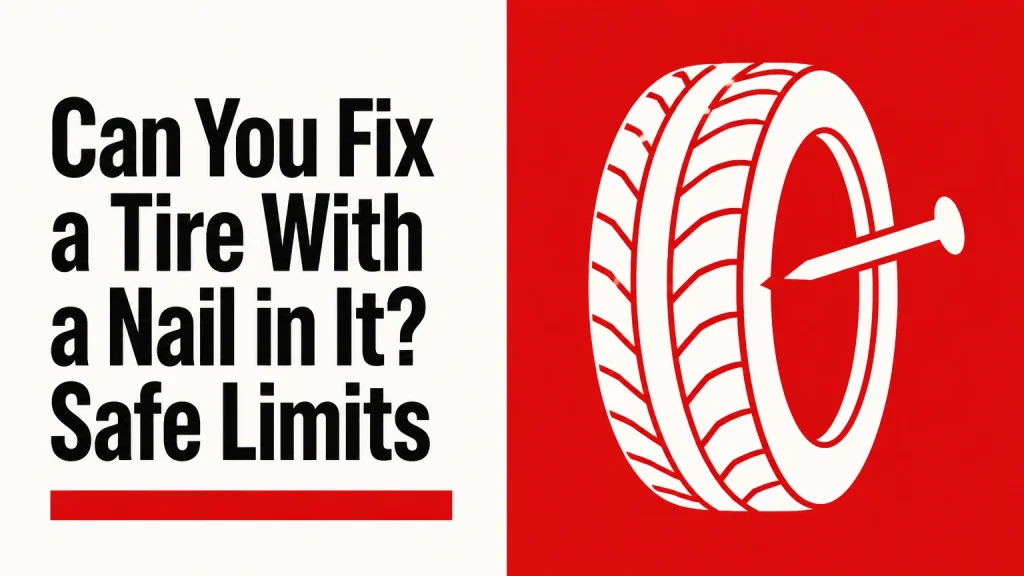 can you fix a tire with a nail in it