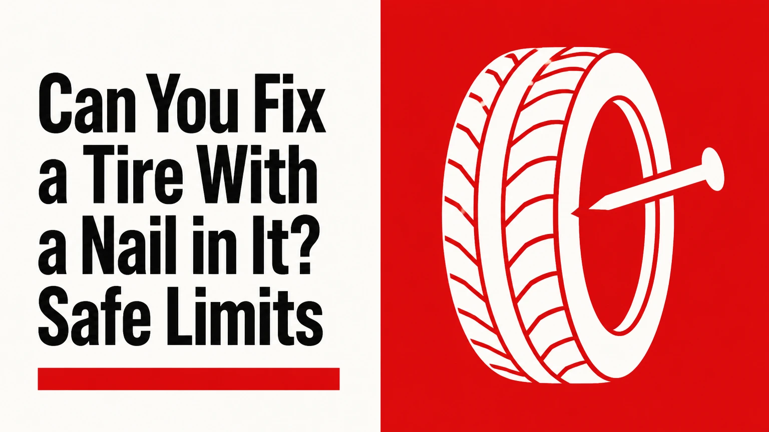 can you fix a tire with a nail in it