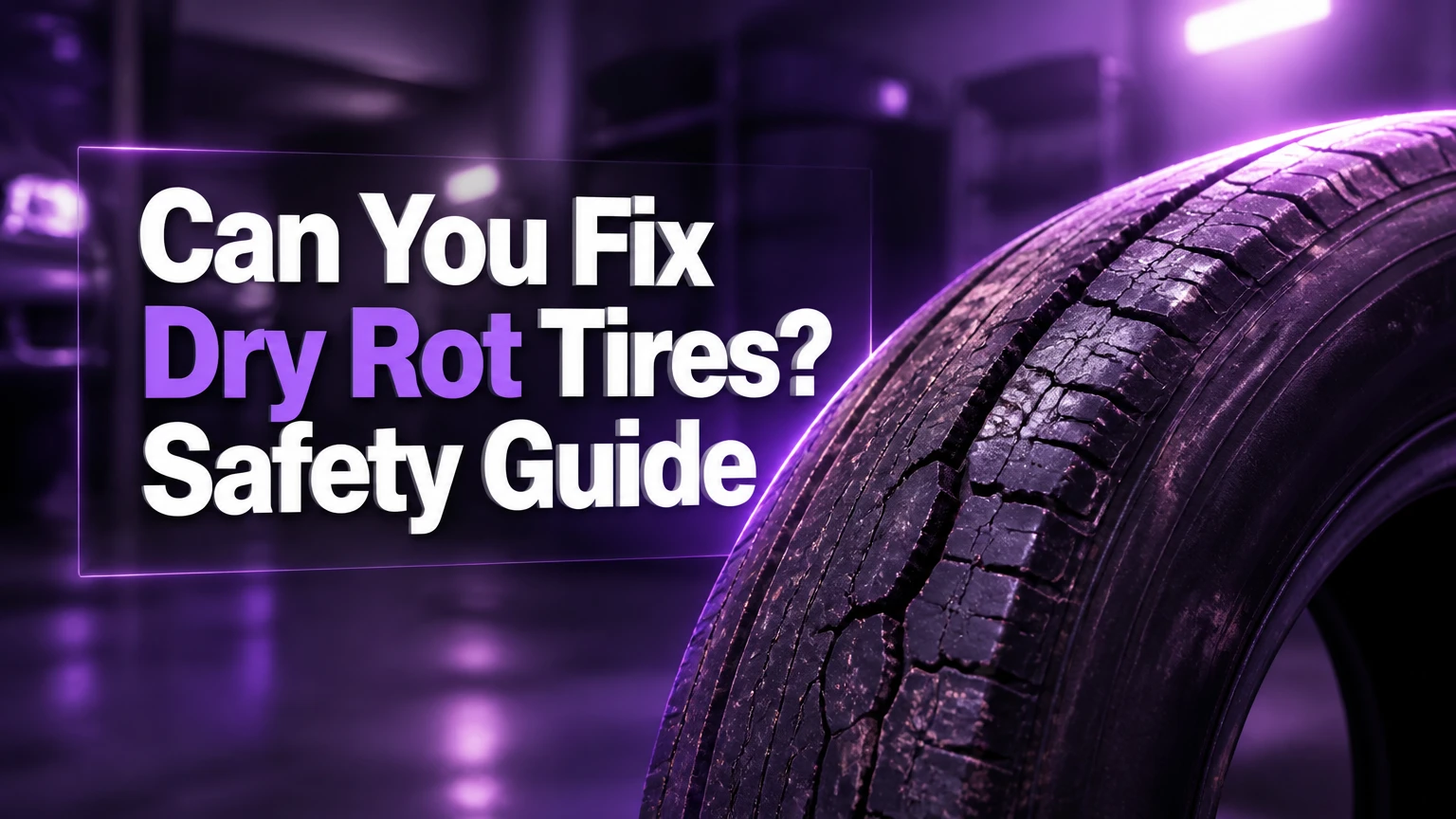 can you fix dry rot tires