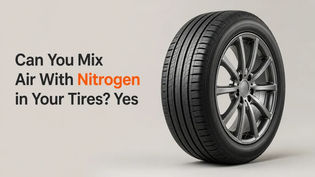 can you mix air with nitrogen in your tires
