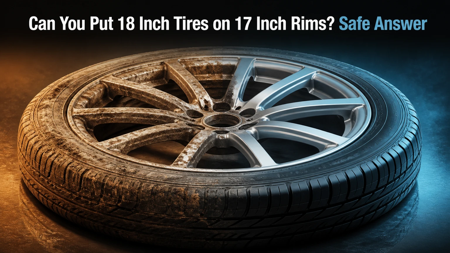 can you put 18 inch tires on 17 inch rims