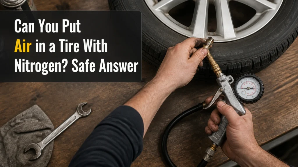 can you put air in a tire with nitrogen