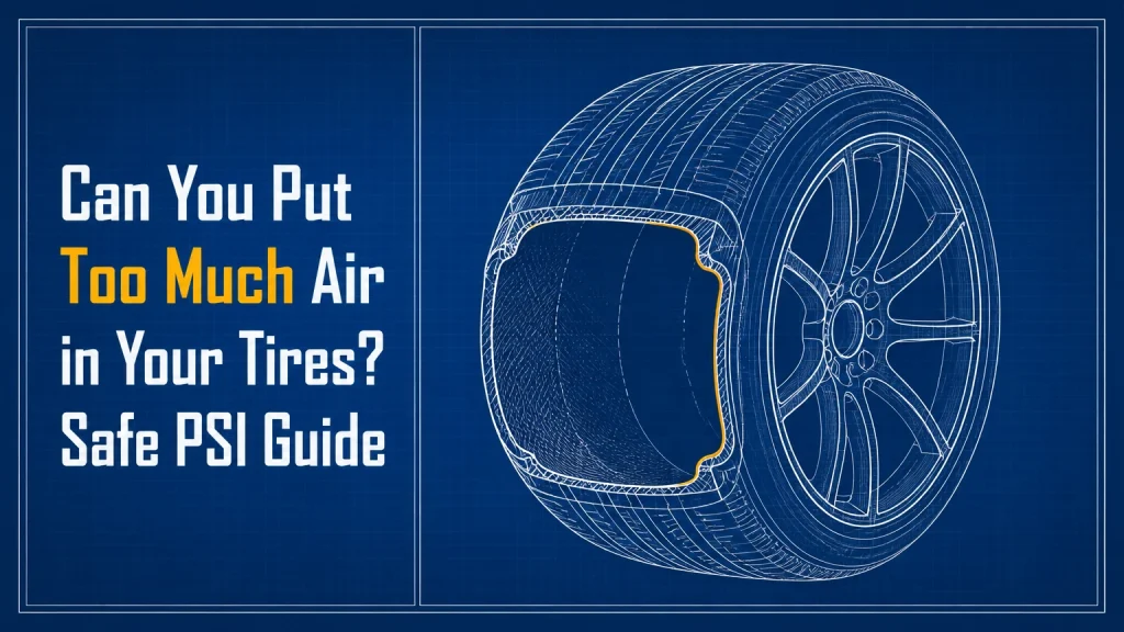 can you put too much air in your tires