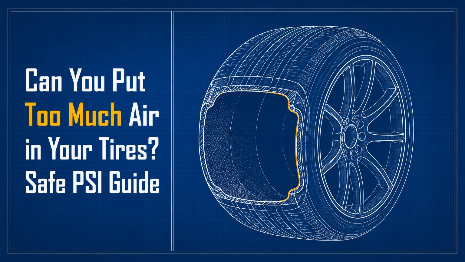 can you put too much air in your tires