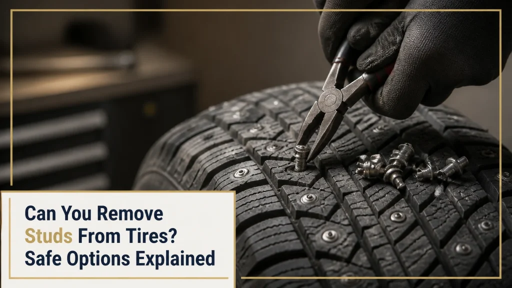 can you remove studs from tires